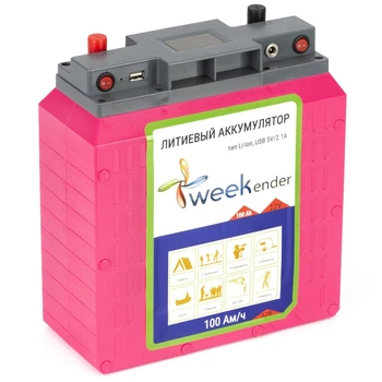 Литий-ионный аккумулятор Weekender 12V 100Ah 240х107х267мм