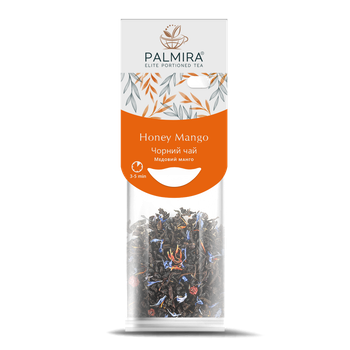 Чорний чай з манго Palmira "Медовий манго" (Honey Mango) - 10 шт.