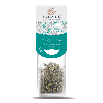 Бірюзовий чай Palmira "Тегуаньинь" (Tie Guan Yin) - 10 шт.