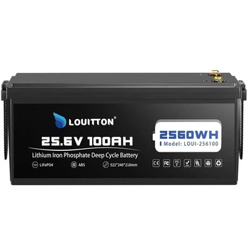 Аккумулятор LifePo4 100Ah 24V 2560Wh Louitton для ИБП ( Литий железо фосфатный ) BMS (AKBS06)