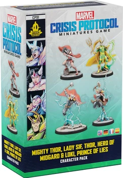 Dodatek do gry Marvel Crisis Protocol - Czwórka bohaterów z Asgardu (wersja angielska) (841333112936)