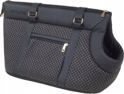 Torba transportowa dla psów Amiplay Morgan S Czarna (5907563239852)