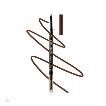 Олівець для брів автоматичний зі щіточкою Eye Brow Pencil Christian CH-25 No 02 Soft brown