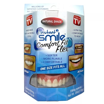 Накладні вініри Instant Smile Natural Shade для верхніх зубів