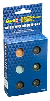 Zestaw farb modelarskich Revell Military Paint Sat 6 x 14 ml (4009803323404)