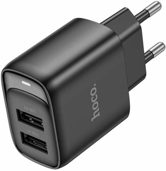 Зарядний пристрій Hoco C141A Smart 2USB 10.5W Black