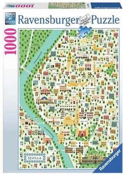 Пазл Ravensburger Мапа Севільї 1000 елементів (176076) (4005556176076)