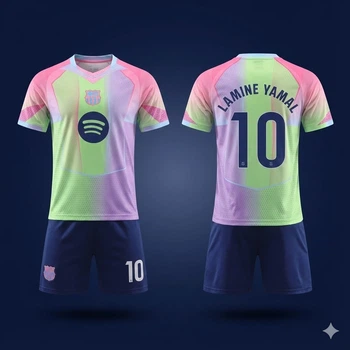 Дитяча футбольна форма FC Barcelona Lamine Yamal 10 25/26, розмір 26 (зріст 140-145 см), різнокольорова