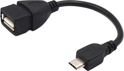 Adapter ExtraDigital USB Type-A - micro-USB Black (9990000912445)