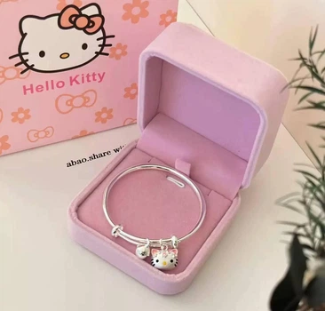 Браслет Hello Kitty в подарунковій скриньці та тематичний пакетик