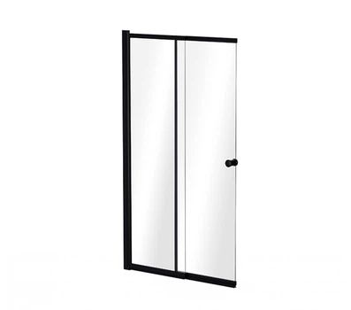 Шторка для ванни BESCO Easy Slide Black-2S 100x150