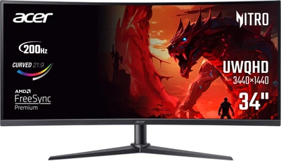 Монітор 34" Acer Nitro XZ340CURX0bmiiphx (UM.CX0EE.013)