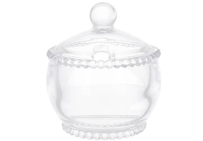 Сахарница стеклянная прозрачная Bauble 10*11см 992-015