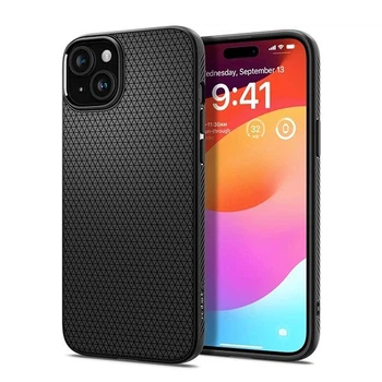 Чехол панель Spigen OEM GC Liquid Air with MagSafe MagFit для Apple iPhone 15 Black