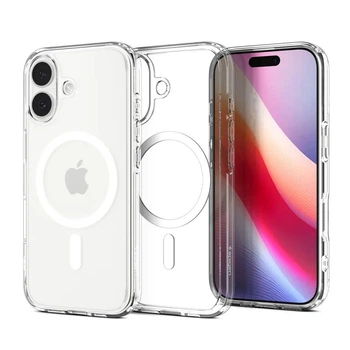 Чохол панель Spigen OEM GC Ultra Hybrid Crystal with MagSafe MagFit для Apple iPhone 17 Transparent