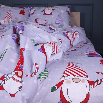Простирадло MirSon Бязь 17-0683 Holly Jolly 200 х 220 см (2200010222593)
