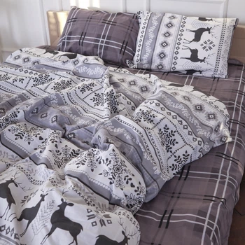 Комплект постільної білизни MirSon Бязь 17-0654 Reindeer 143 x 210 см (2200009610059)
