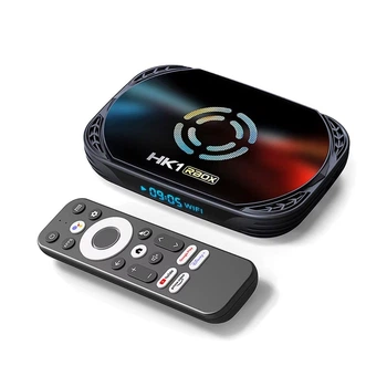 Смарт ТВ приставка HK1 RBOX X50 4/128 Гб Smart TV Box Android 14 (597-128)