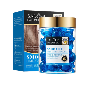 Капсули для волосся SADOER Argan Oil Olive Гладкість та Захист 30 шт (6976623801161)