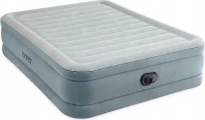 Матрац надувний двомісний Intex із вбудованим електронасосом 203x152x46 см 64824 (6941057430850)
