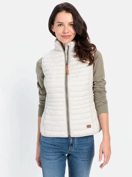 Теплый жилет короткий женский Camel Active VEST 360460-9E50-66 34 Белый (4064478866588)