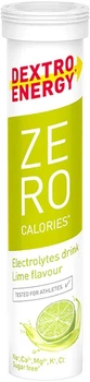 Спортивний напій Dextro Energy ZERO Calories (20 таблеток по 4 г), Електролітні шипучі таблетки без цукру, Лайм
