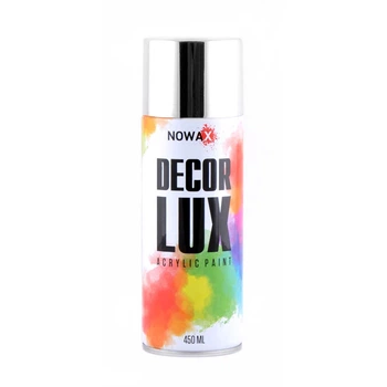 Акриловая хромовая краска NOWAX для декора Bright Decor Lux 450мл (NX48041)
