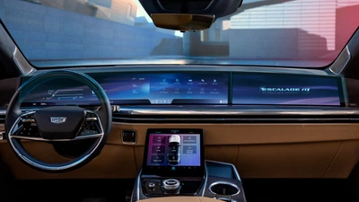 Захисне скло Pixsel на панель приладів CADILLAC ESCALADE IQ - 55.3“ 2025 - (гібридне мат)