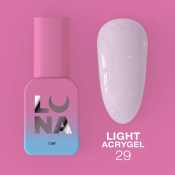 Жидкий гель LUNAMoon Light Acrygel №29 – 13 мл для укрепления и доращивания ногтей