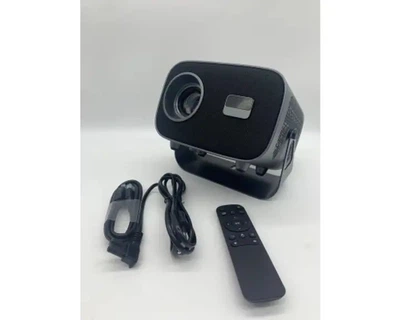 Портативный проектор V8 4K Android 11 с Wi-Fi 2.4G/5G и Bluetooth 5.0 с поддержкой YouTube, Netflix, браузером и играми