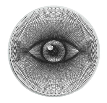 Картина нитками ArtLover Глаз string art 45 см
