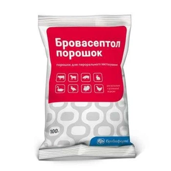 Бровасептол порошок 100 гр. антибіотик широкого спектру дії