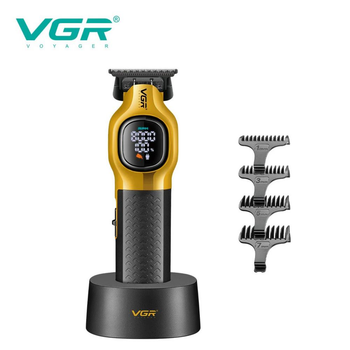 Триммер VGR V-886T GOLD с 4 насадками