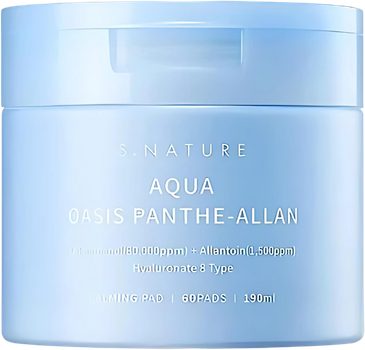 Патчі для обличчя S.Nature Aqua Oasis Panthe-Allan заспокійливі 60 шт (8809506311168)