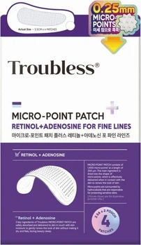 Точкові пластирі Troubless Micro-Point Patch Plus Retinol + Adenosine від зморшок 9 шт (8809573487339)