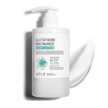 Лосьйон для тіла APLB Glutathione Niacinamide Body Lotion з глутатіоном та ніацинамідом, 300 мл