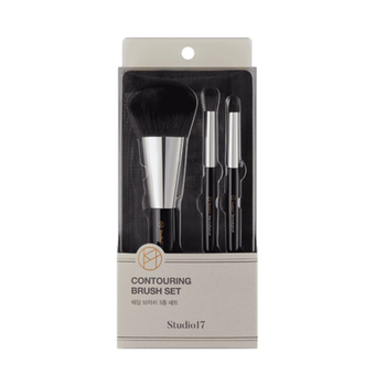 Набір пензликів Studio17 Contouring Brush Set для контурингу (3 шт)