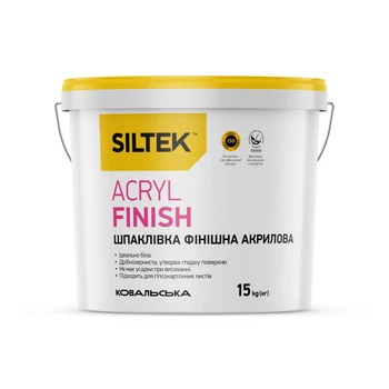 Siltek Acryl Finish Шпаклівка фінішна акрилова (15 кг)