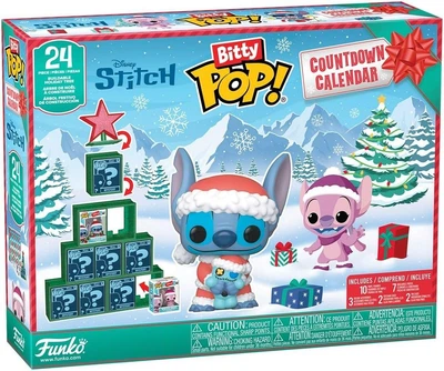 Адвент-календар 2025 Funko Bitty POP: Advent Calendar Stitch Holiday - Lilo and Stitch Фанко поп "Свято Стіча" Ліло та Стіч