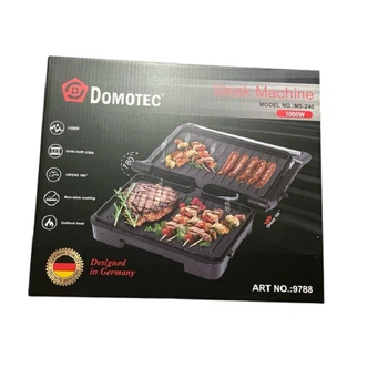 Контактный гриль Domotec MS-240 1000Вт антипригарное покрытие