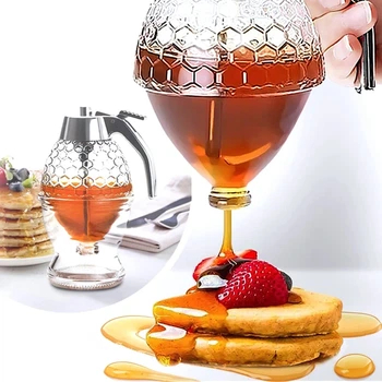 Диспенсер для меда и соусов Honey Dispenser небьющийся материал компактные размеры
