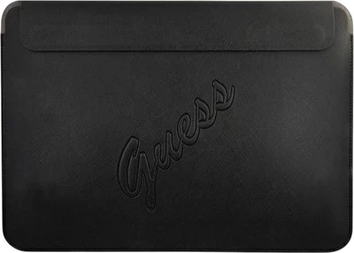 Чохол для ноутбука Guess Sleeve Saffiano Script 13" Black (3666339005320)