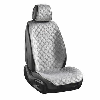 Комплект премиум накидок для сидений CarLife Turbo, grey SC30204