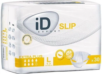 Подгузники для взрослых iD Slip Extra Plus L (115-155 см) 30 шт.