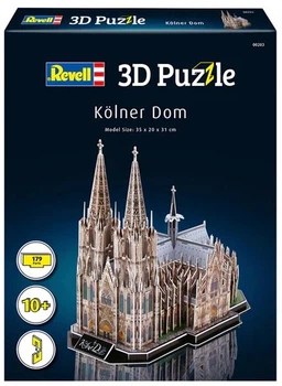Puzzle 3D Revell Katedra w Kolonii 179 elementów (4009803002033)