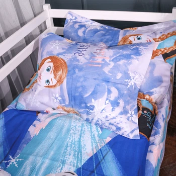 Простынь MirSon Бязь 17-0893 Frozen Elsa & Anna 150 х 220 см (2200012391303)