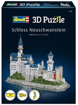 Puzzle 3D Revell Zamek Neuschwanstein 121 element (4009803002057)