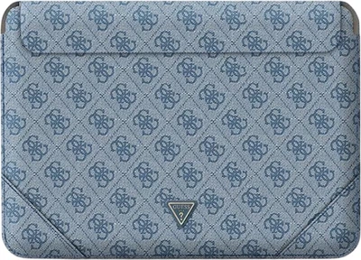 Чохол для ноутбука Guess 4G Uptown Triangle 14" Blue (3666339039981)