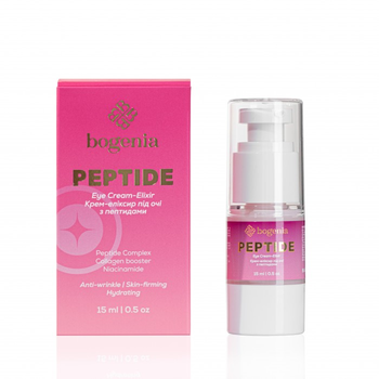 Крем-эликсир под глаза с пептидами Bogenia Peptide Eye Cream-Elixir BG454-003, 15 мл