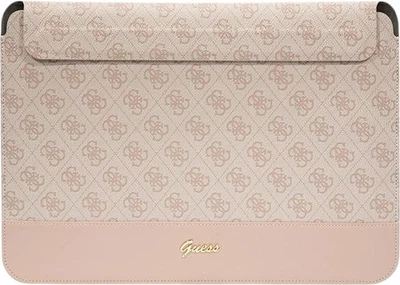 Чохол для ноутбука Guess 4G Stripe Metal Logo 14" Pink (3666339110871)
